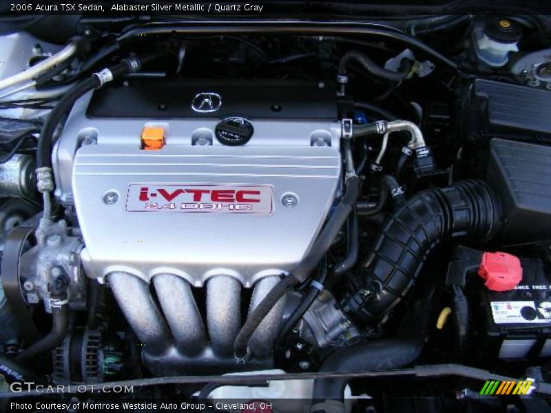Alabaster Silver Metallic / Quartz Gray 2006 Acura TSX Sedan