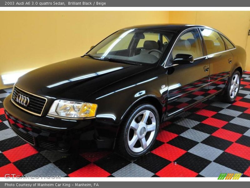 Brilliant Black / Beige 2003 Audi A6 3.0 quattro Sedan