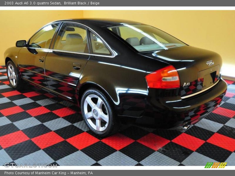 Brilliant Black / Beige 2003 Audi A6 3.0 quattro Sedan