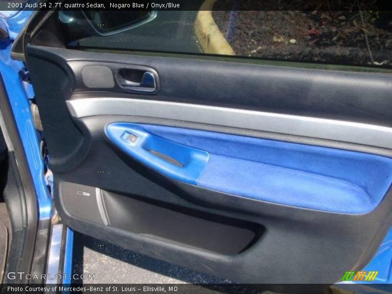 Nogaro Blue / Onyx/Blue 2001 Audi S4 2.7T quattro Sedan