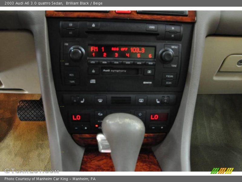Brilliant Black / Beige 2003 Audi A6 3.0 quattro Sedan