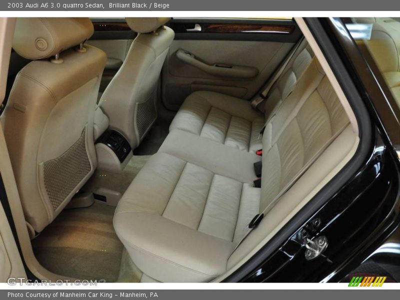 Brilliant Black / Beige 2003 Audi A6 3.0 quattro Sedan