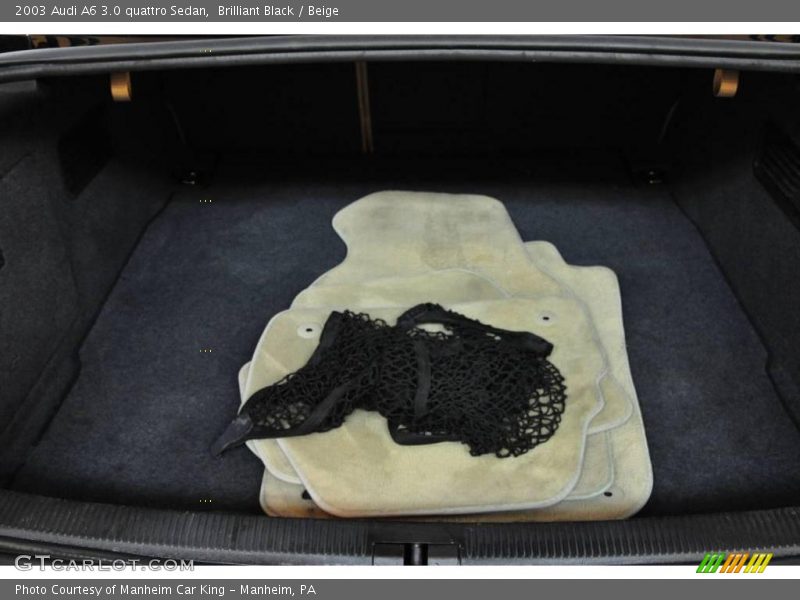 Brilliant Black / Beige 2003 Audi A6 3.0 quattro Sedan