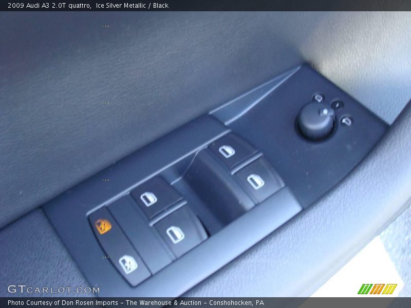 Ice Silver Metallic / Black 2009 Audi A3 2.0T quattro