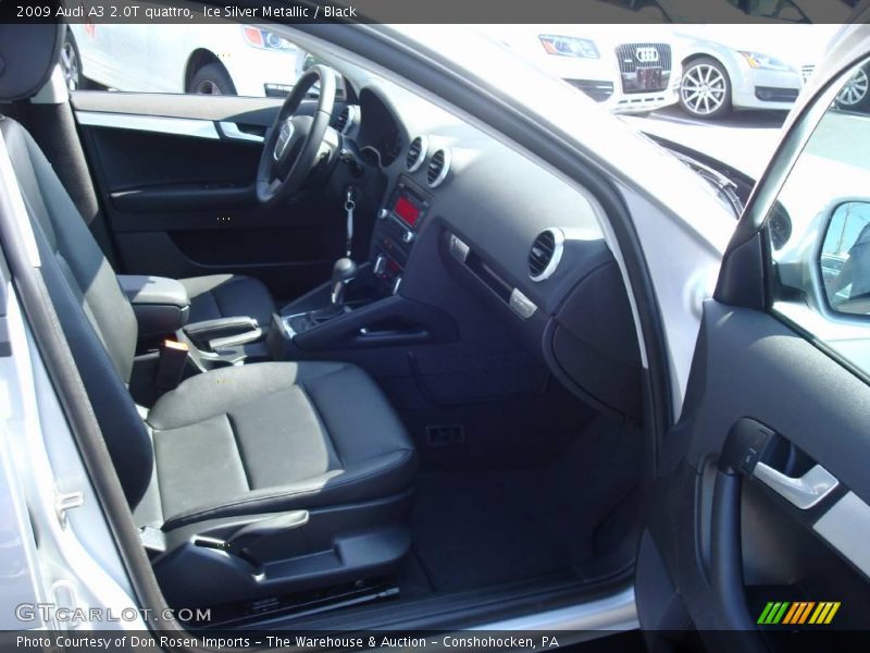 Ice Silver Metallic / Black 2009 Audi A3 2.0T quattro