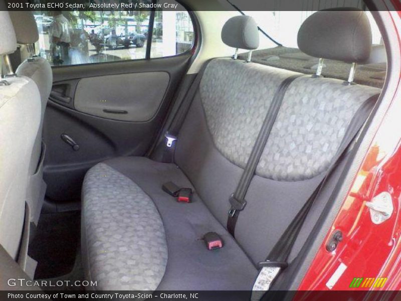 Absolutely Red / Shadow Gray 2001 Toyota ECHO Sedan