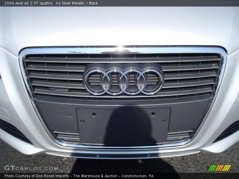 Ice Silver Metallic / Black 2009 Audi A3 2.0T quattro