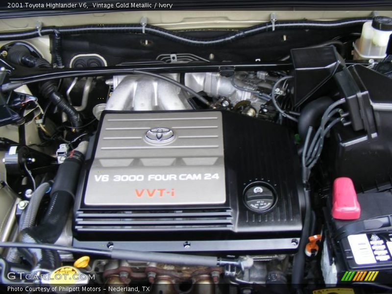 Vintage Gold Metallic / Ivory 2001 Toyota Highlander V6