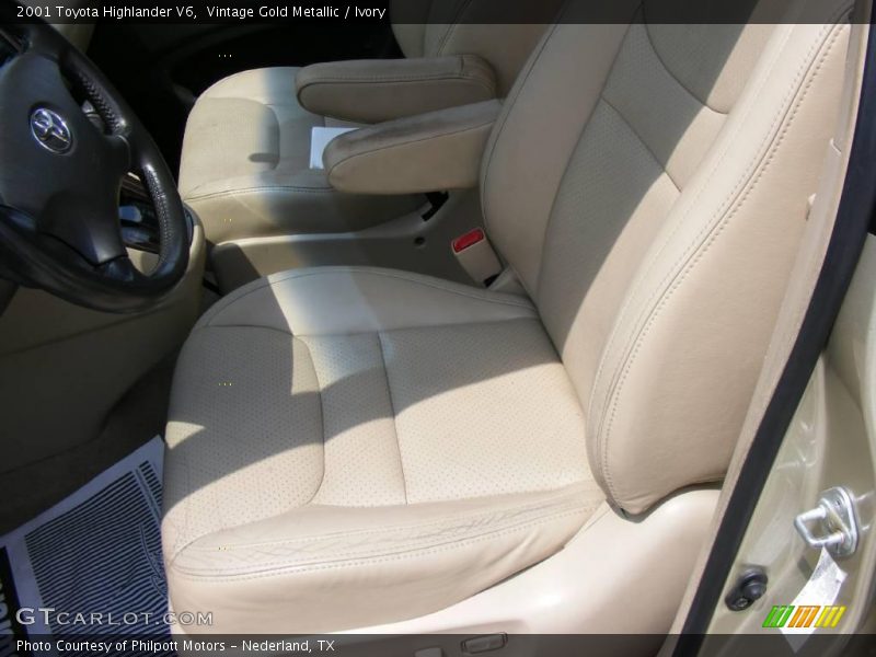 Vintage Gold Metallic / Ivory 2001 Toyota Highlander V6