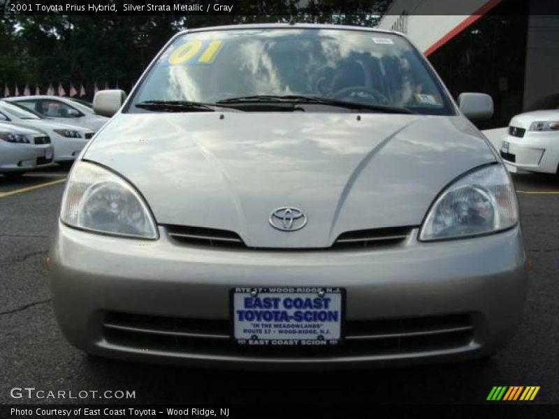 Silver Strata Metallic / Gray 2001 Toyota Prius Hybrid
