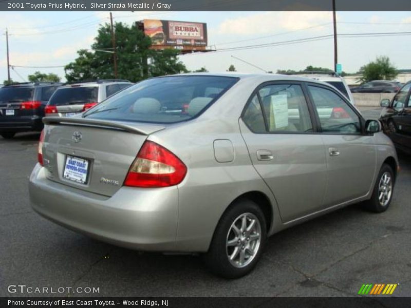 Silver Strata Metallic / Gray 2001 Toyota Prius Hybrid