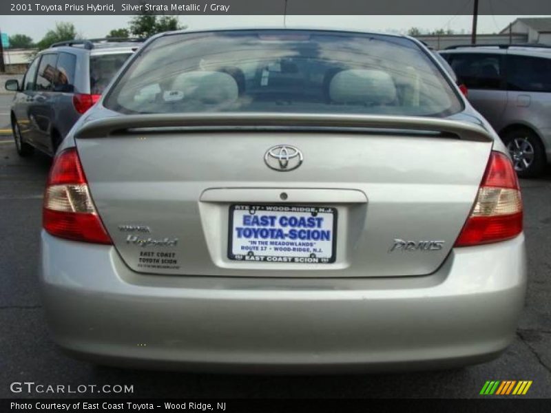 Silver Strata Metallic / Gray 2001 Toyota Prius Hybrid
