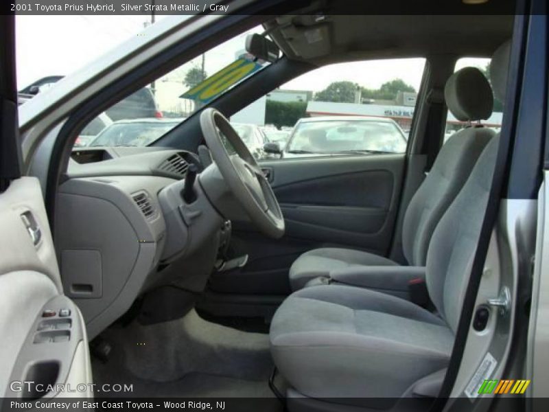Silver Strata Metallic / Gray 2001 Toyota Prius Hybrid