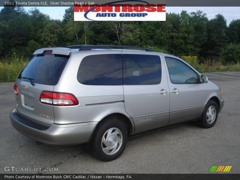 Silver Shadow Pearl / Oak 2001 Toyota Sienna XLE