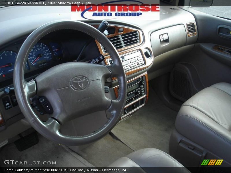 Silver Shadow Pearl / Oak 2001 Toyota Sienna XLE