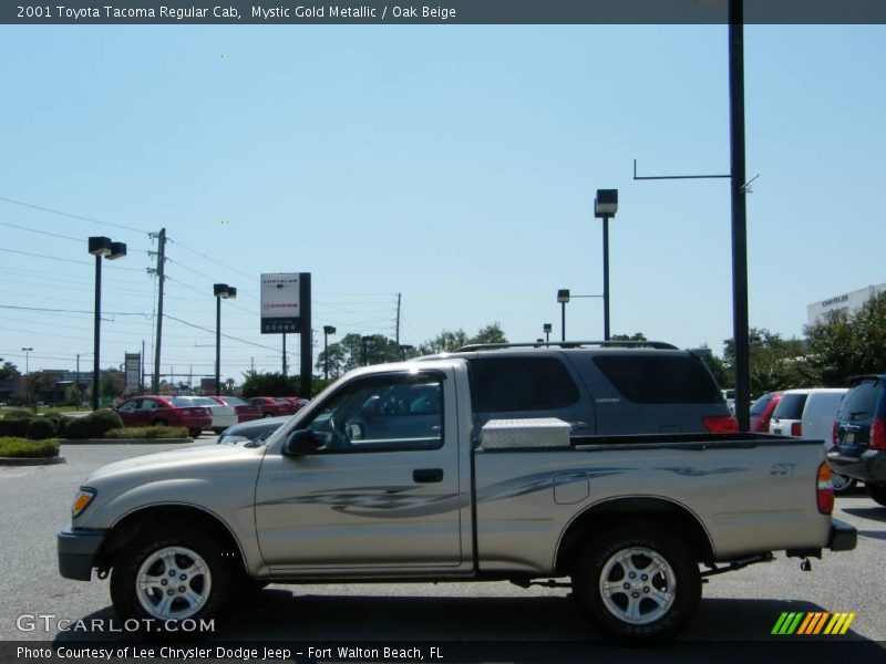 Mystic Gold Metallic / Oak Beige 2001 Toyota Tacoma Regular Cab