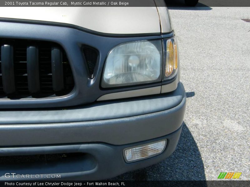 Mystic Gold Metallic / Oak Beige 2001 Toyota Tacoma Regular Cab