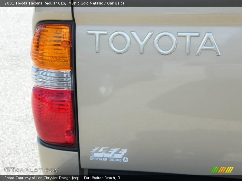 Mystic Gold Metallic / Oak Beige 2001 Toyota Tacoma Regular Cab