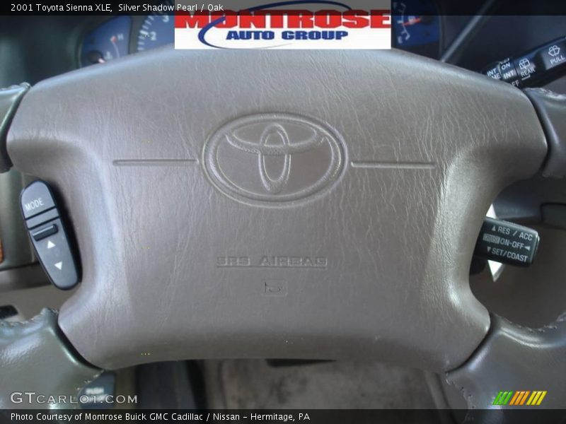 Silver Shadow Pearl / Oak 2001 Toyota Sienna XLE