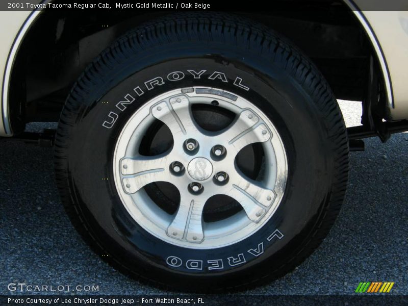 Mystic Gold Metallic / Oak Beige 2001 Toyota Tacoma Regular Cab
