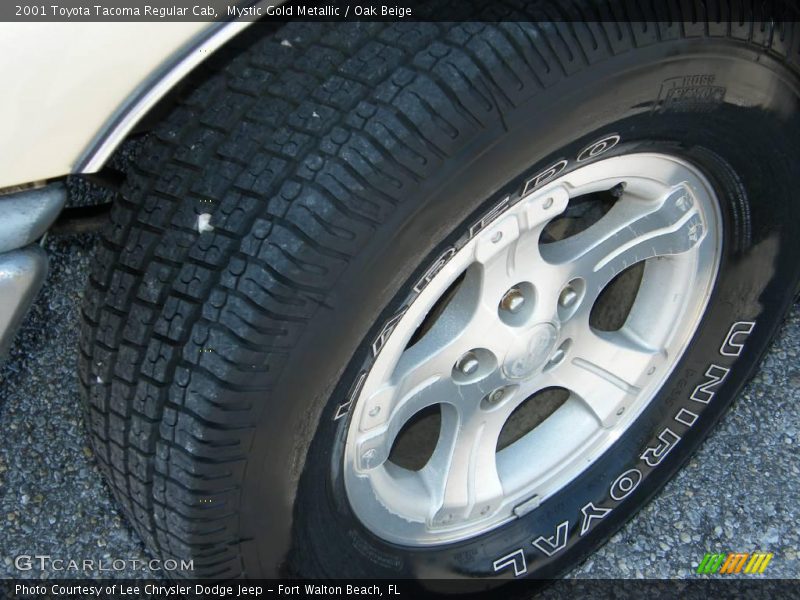 Mystic Gold Metallic / Oak Beige 2001 Toyota Tacoma Regular Cab