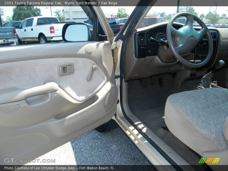 Mystic Gold Metallic / Oak Beige 2001 Toyota Tacoma Regular Cab