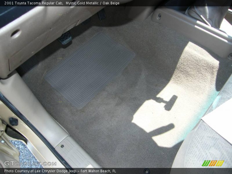 Mystic Gold Metallic / Oak Beige 2001 Toyota Tacoma Regular Cab