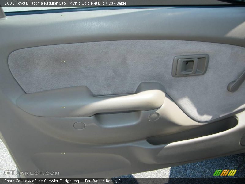 Mystic Gold Metallic / Oak Beige 2001 Toyota Tacoma Regular Cab