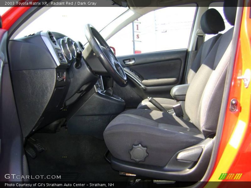 Radiant Red / Dark Gray 2003 Toyota Matrix XR