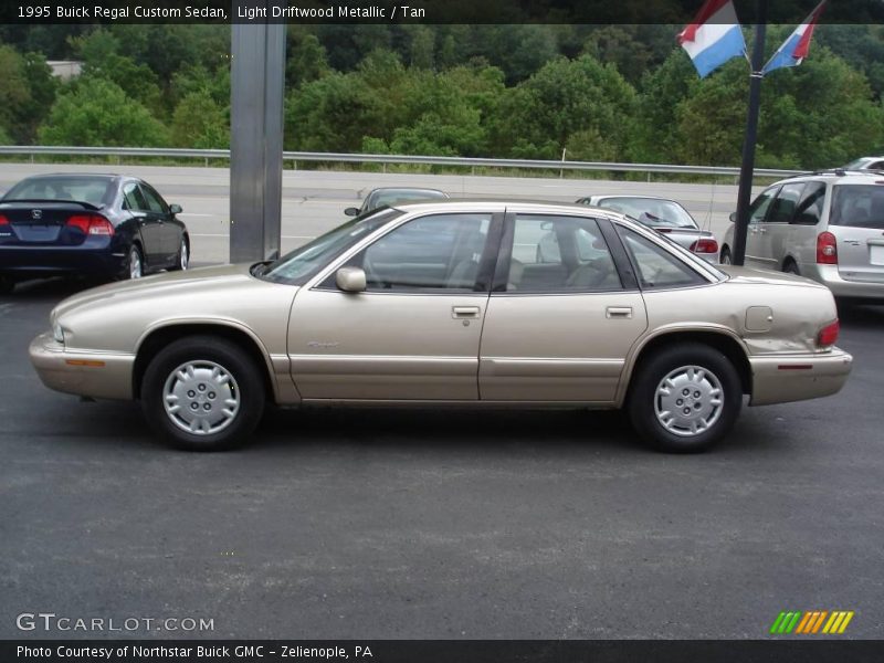 Light Driftwood Metallic / Tan 1995 Buick Regal Custom Sedan