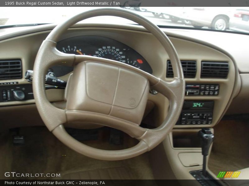 Light Driftwood Metallic / Tan 1995 Buick Regal Custom Sedan