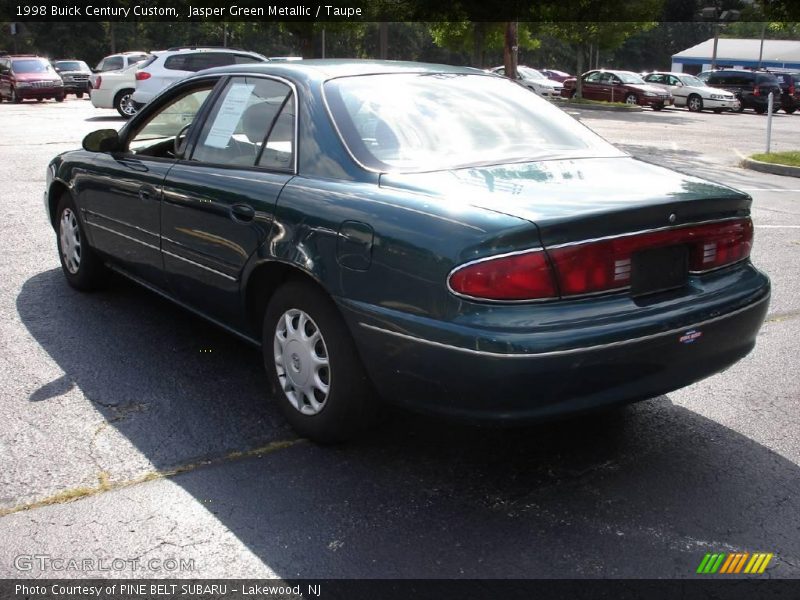 Jasper Green Metallic / Taupe 1998 Buick Century Custom