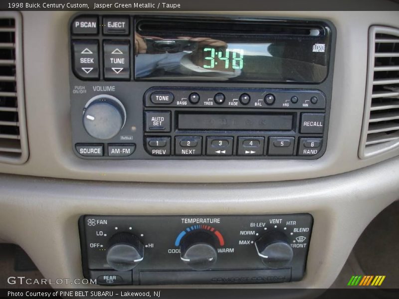 Jasper Green Metallic / Taupe 1998 Buick Century Custom