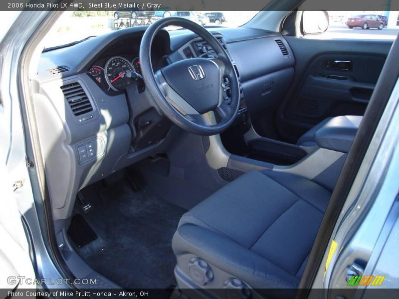 Steel Blue Metallic / Gray 2006 Honda Pilot LX 4WD