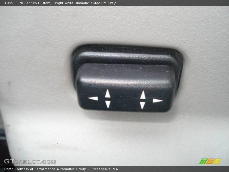 Bright White Diamond / Medium Gray 1999 Buick Century Custom
