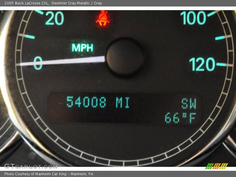 Steelmist Gray Metallic / Gray 2005 Buick LaCrosse CXL