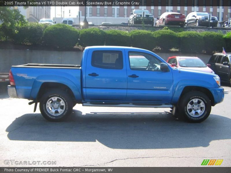 Speedway Blue / Graphite Gray 2005 Toyota Tacoma V6 TRD Double Cab 4x4