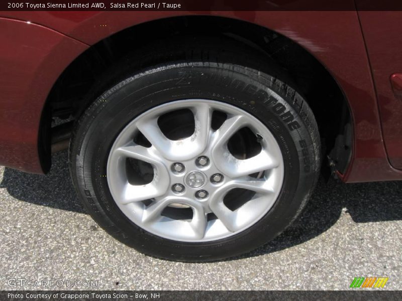 Salsa Red Pearl / Taupe 2006 Toyota Sienna Limited AWD