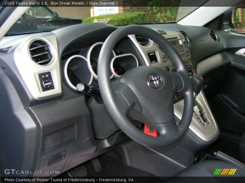 Blue Streak Metallic / Dark Charcoal 2009 Toyota Matrix 1.8