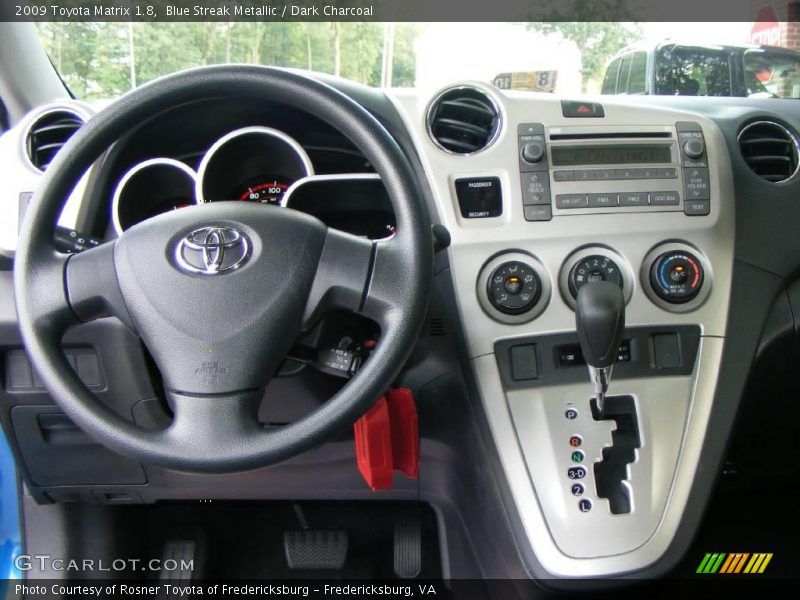 Blue Streak Metallic / Dark Charcoal 2009 Toyota Matrix 1.8
