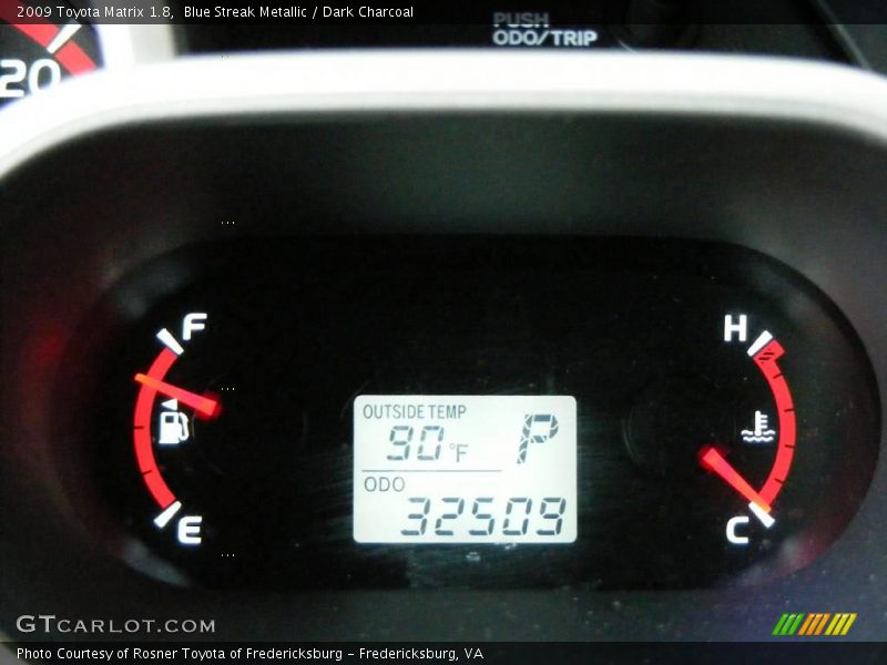 Blue Streak Metallic / Dark Charcoal 2009 Toyota Matrix 1.8