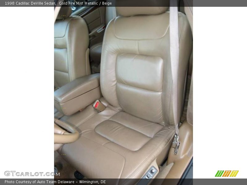 Gold Fire Mist Metallic / Beige 1998 Cadillac DeVille Sedan