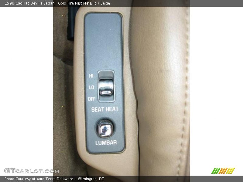 Gold Fire Mist Metallic / Beige 1998 Cadillac DeVille Sedan