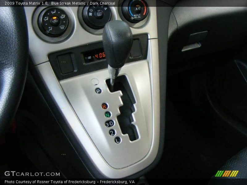 Blue Streak Metallic / Dark Charcoal 2009 Toyota Matrix 1.8