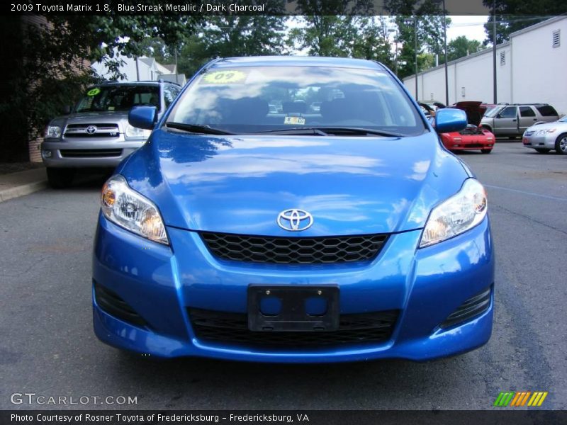 Blue Streak Metallic / Dark Charcoal 2009 Toyota Matrix 1.8