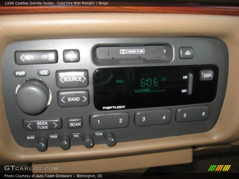 Gold Fire Mist Metallic / Beige 1998 Cadillac DeVille Sedan