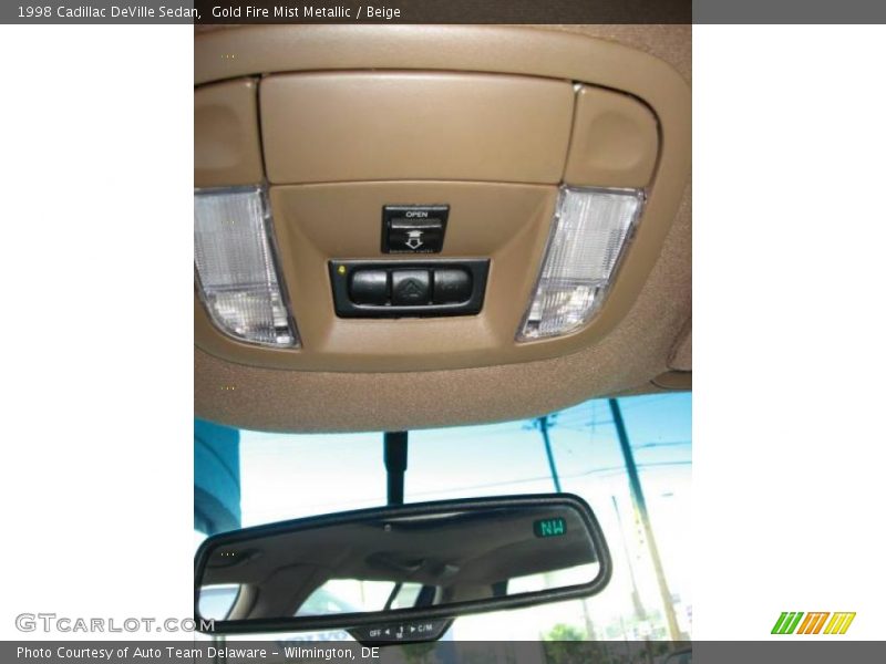 Gold Fire Mist Metallic / Beige 1998 Cadillac DeVille Sedan