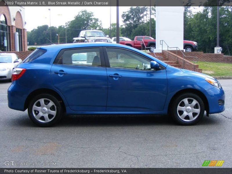 Blue Streak Metallic / Dark Charcoal 2009 Toyota Matrix 1.8