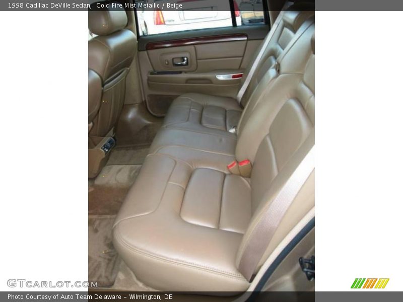 Gold Fire Mist Metallic / Beige 1998 Cadillac DeVille Sedan