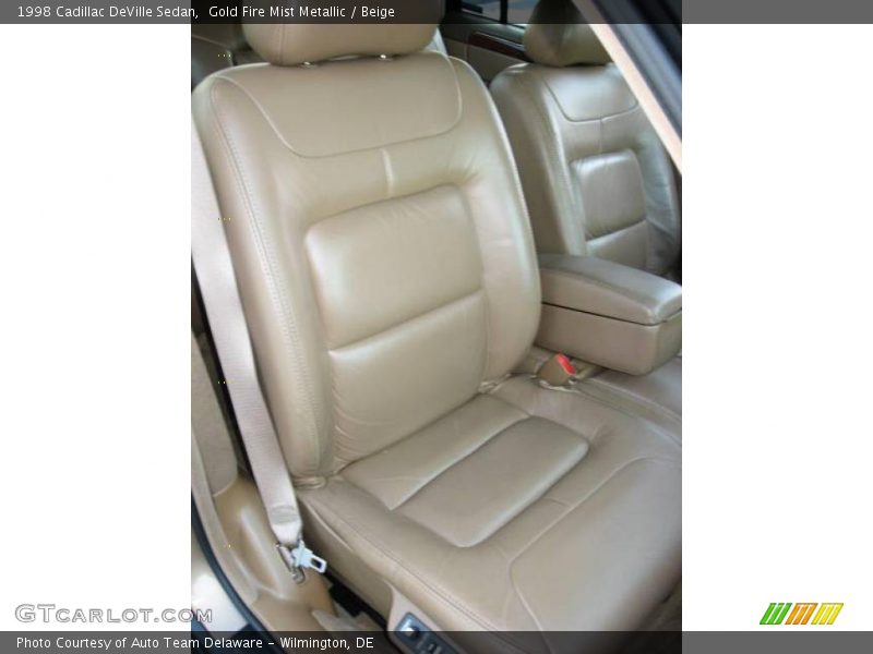 Gold Fire Mist Metallic / Beige 1998 Cadillac DeVille Sedan
